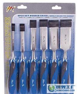 神發工具六件套塑柄木工鑿66017 五金沖壓件的精良之作